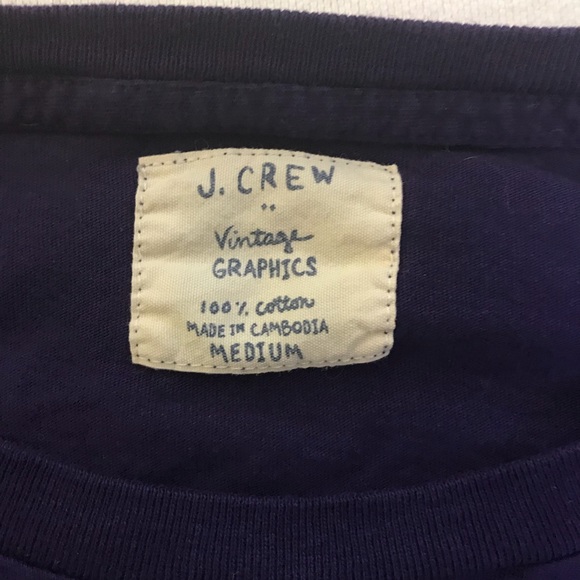 J Crew MENS Medium T Shirt Purple - Picture 7 of 7